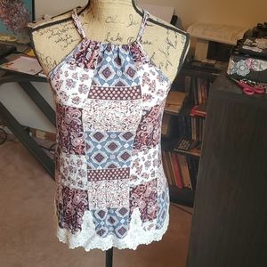 Vanity size Medium boho chic tank top